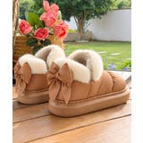 もこもこブーツ冬用靴レディース暖かい中綿ブーツラウンドトゥ軽量フラットシューズ韓… | SUNSHINE CLOSET | 詳細画像22 