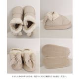 もこもこブーツ冬用靴レディース暖かい中綿ブーツラウンドトゥ軽量フラットシューズ韓… | SUNSHINE CLOSET | 詳細画像23 