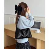 レディース上品フェイクレザー バッグ韓国風ハンドバッグ 高見え肩掛け鞄 | SUNSHINE CLOSET | 詳細画像4