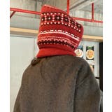 ノルディック柄バラクラバ レトロジャガード柄可愛いニット帽 韓国風暖かい | SUNSHINE CLOSET | 詳細画像21 