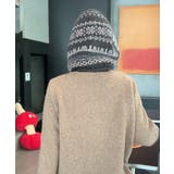 ノルディック柄バラクラバ レトロジャガード柄可愛いニット帽 韓国風暖かい | SUNSHINE CLOSET | 詳細画像4 