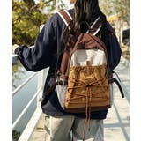 大容量 配色ドローストリングリュックレディース 軽量ナイロンバッグ | SUNSHINE CLOSET | 詳細画像10 