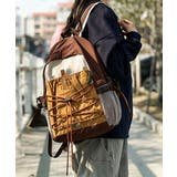 大容量 配色ドローストリングリュックレディース 軽量ナイロンバッグ | SUNSHINE CLOSET | 詳細画像11 