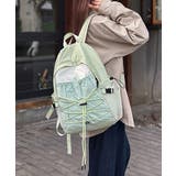 大容量 配色ドローストリングリュックレディース 軽量ナイロンバッグ | SUNSHINE CLOSET | 詳細画像16 