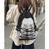 大容量 配色ドローストリングリュックレディース 軽量ナイロンバッグ | SUNSHINE CLOSET | 詳細画像2 