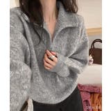 ゆったり無地セーター長袖ニットプルオーバー大人カジュアルきれいめニットトップスレ… | SUNSHINE CLOSET | 詳細画像11 