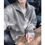 ゆったり無地セーター長袖ニットプルオーバー大人カジュアルきれいめニットトップスレ… | SUNSHINE CLOSET | 詳細画像13 