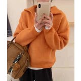ゆったり無地セーター長袖ニットプルオーバー大人カジュアルきれいめニットトップスレ… | SUNSHINE CLOSET | 詳細画像15 