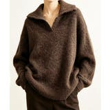 ゆったり無地セーター長袖ニットプルオーバー大人カジュアルきれいめニットトップスレ… | SUNSHINE CLOSET | 詳細画像19 