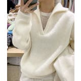 ゆったり無地セーター長袖ニットプルオーバー大人カジュアルきれいめニットトップスレ… | SUNSHINE CLOSET | 詳細画像9 