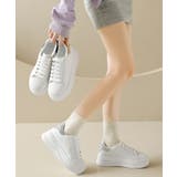 レディース ボリュームソール レースアップスニーカー歩きやすい | SUNSHINE CLOSET | 詳細画像4