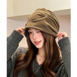 秋冬レトロキャップレディース ヴィンテージ調ギャザーハット 大人カジュアル | SUNSHINE CLOSET | 詳細画像1