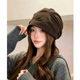秋冬レトロキャップレディース ヴィンテージ調ギャザーハット 大人カジュアル | SUNSHINE CLOSET | 詳細画像10