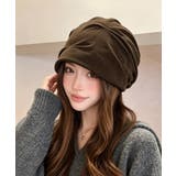 秋冬レトロキャップレディース ヴィンテージ調ギャザーハット 大人カジュアル | SUNSHINE CLOSET | 詳細画像11