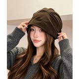 秋冬レトロキャップレディース ヴィンテージ調ギャザーハット 大人カジュアル | SUNSHINE CLOSET | 詳細画像12