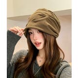 秋冬レトロキャップレディース ヴィンテージ調ギャザーハット 大人カジュアル | SUNSHINE CLOSET | 詳細画像7