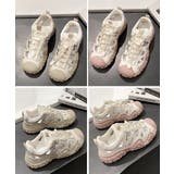 レディース 透かしアウトドアスニーカーボリュームソールストリート靴 メッシュトレ… | SUNSHINE CLOSET | 詳細画像21