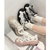 レディース 透かしアウトドアスニーカーボリュームソールストリート靴 メッシュトレ… | SUNSHINE CLOSET | 詳細画像4