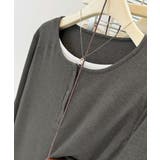 フェイクレイヤードトップス秋服長袖Tシャツレディース大人カジュアル韓国風tops… | SUNSHINE CLOSET | 詳細画像22 