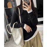 フェイクレイヤードトップス秋服長袖Tシャツレディース大人カジュアル韓国風tops… | SUNSHINE CLOSET | 詳細画像7 