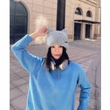 レディース暖かい猫耳ニット帽子 大人可愛い 折り返しニットキャップ | SUNSHINE CLOSET | 詳細画像14