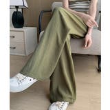 綿麻ワイドパンツ レディース きれいめ | ANGELCLOSET | 詳細画像8