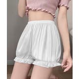三分丈ペチパンツ裾フリル かぼちゃパンツ | ANGELCLOSET | 詳細画像12