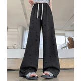 キラキラビジューワイドパンツダメージ加工 | SUNSHINE CLOSET | 詳細画像2 