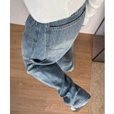 グラデーションデニムレディース ゆったりデニムパンツカジュアル 大人可愛いジーン… | SUNSHINE CLOSET | 詳細画像3 