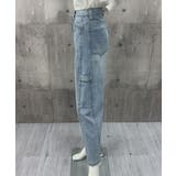 グラデーションデニムレディース ゆったりデニムパンツカジュアル 大人可愛いジーン… | SUNSHINE CLOSET | 詳細画像8 