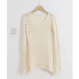 透かし編みニットショートワンピース韓国風 | SUNSHINE CLOSET | 詳細画像10 