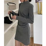 微起毛ワンピース秋冬 きれいめワンピースレディース 暖かいワンピースあったか | SUNSHINE CLOSET | 詳細画像3