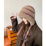 暖かいニット帽ファーキャップもこもこ帽子 | SUNSHINE CLOSET | 詳細画像12