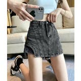 サイドカットアウトデニムショートパンツレディース キュロットスカート 短いスカー… | SUNSHINE CLOSET | 詳細画像6