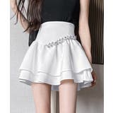 ダブルフリルミニスカート 韓国風 お洒落 | SUNSHINE CLOSET | 詳細画像1 