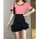 おしゃれギャザースカートレディース マーメイドスカート韓国風 ウエストゴムスカー… | SUNSHINE CLOSET | 詳細画像2 