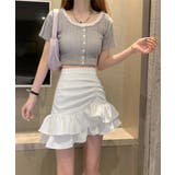 おしゃれギャザースカートレディース マーメイドスカート韓国風 ウエストゴムスカー… | SUNSHINE CLOSET | 詳細画像9 
