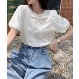 韓国風tシャツ レディース 半袖 お洒落 | SUNSHINE CLOSET | 詳細画像1