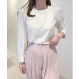 タックスリーブブラウス長袖韓国風トップス | SUNSHINE CLOSET | 詳細画像1 