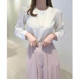 タックスリーブブラウス長袖韓国風トップス | SUNSHINE CLOSET | 詳細画像2 