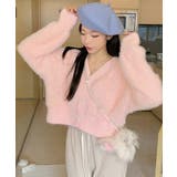 韓国風ふわふわシャギーニットカーディガン | SUNSHINE CLOSET | 詳細画像5