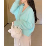 韓国風ふわふわシャギーニットカーディガン | SUNSHINE CLOSET | 詳細画像7