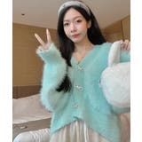 韓国風ふわふわシャギーニットカーディガン | SUNSHINE CLOSET | 詳細画像8