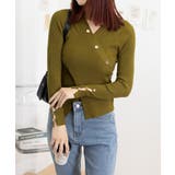 カシュクールニットトップス韓国風セーター | SUNSHINE CLOSET | 詳細画像6 