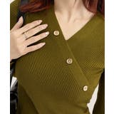 カシュクールニットトップス韓国風セーター | SUNSHINE CLOSET | 詳細画像9 