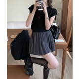 フレンチスリーブサマーニットトップス夏服 | SUNSHINE CLOSET | 詳細画像2 