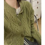 暖かいケーブル編みニットカーディガン秋冬 | SUNSHINE CLOSET | 詳細画像7