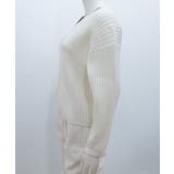 Vネックリブニットトップス 暖かいニット | SUNSHINE CLOSET | 詳細画像12 