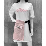 ロゴTシャツワンピース 巻きミニスカート | SUNSHINE CLOSET | 詳細画像10 