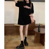 ロゴTシャツワンピース 巻きミニスカート | SUNSHINE CLOSET | 詳細画像5 